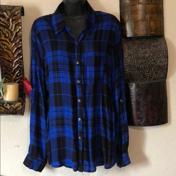 Self Esteem Tops - 💙🖤Beautiful blouse🖤💙